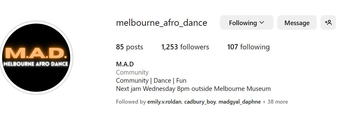 M.A.D - Melbourne Afro Dance